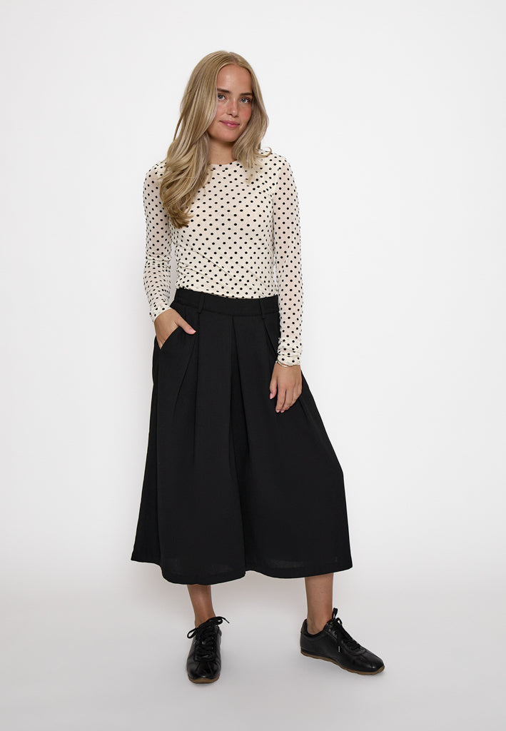 Peppercorn PCRosamund Skirtpant Skirt 9000 Black