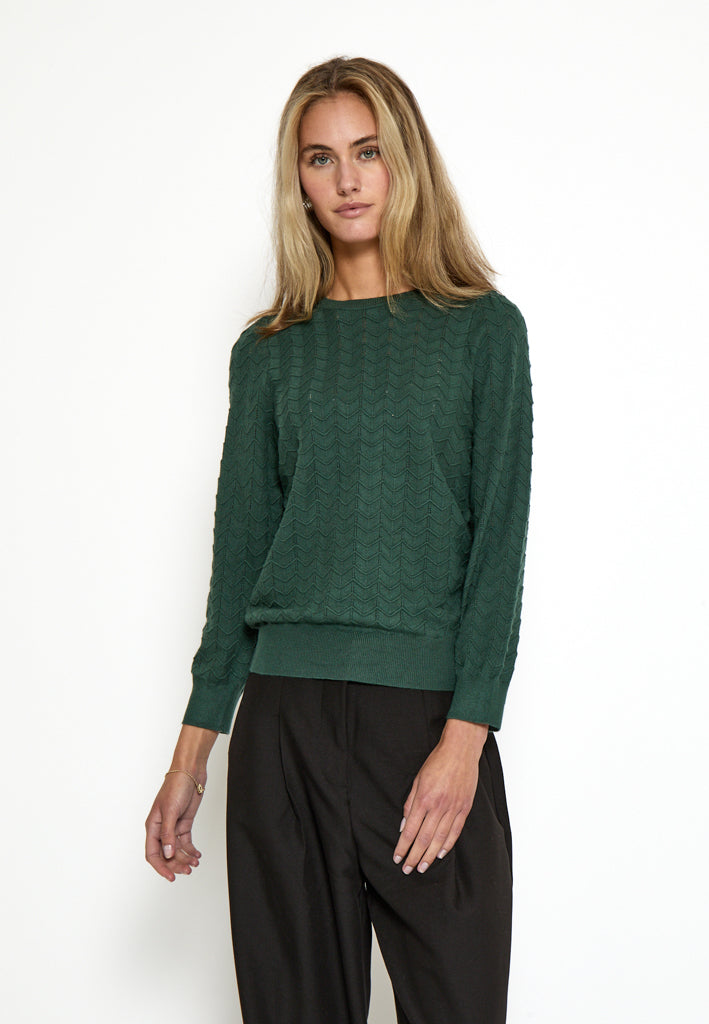 Peppercorn PCRosy 3/4 Sleeve Pullover Pullover 2114 Ocean Depths