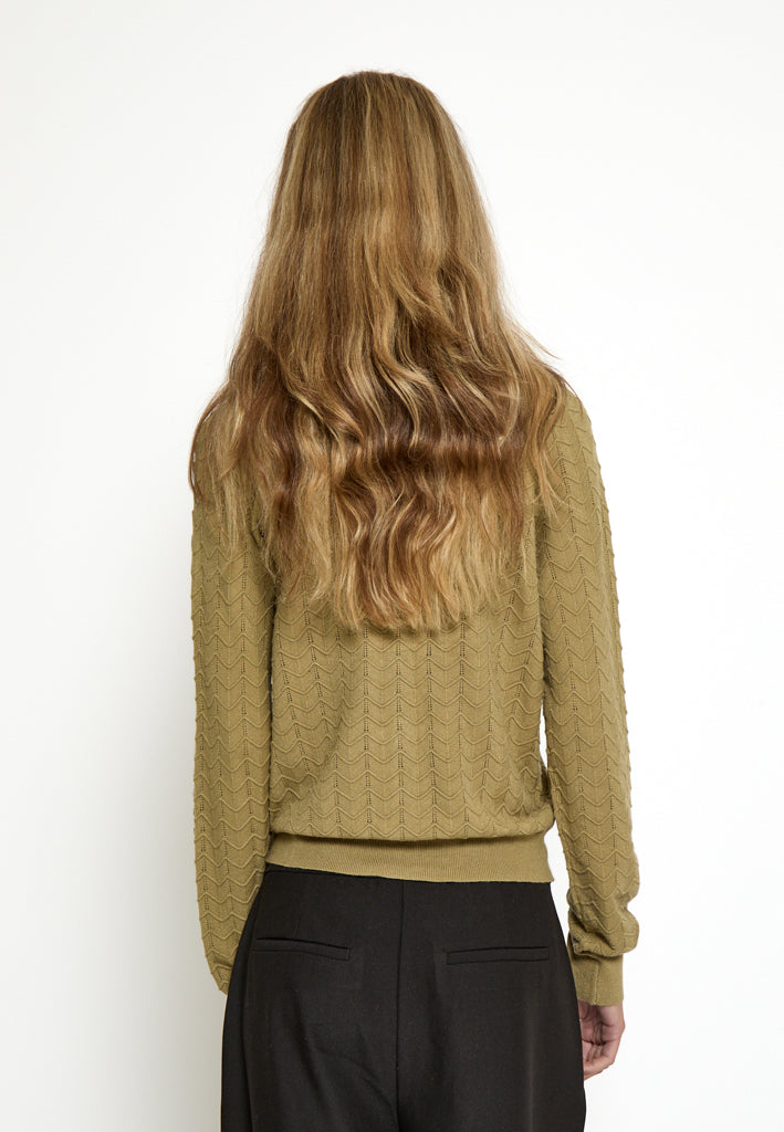 Peppercorn PCRosy Cardigan Cardigans 0148 Gray Green