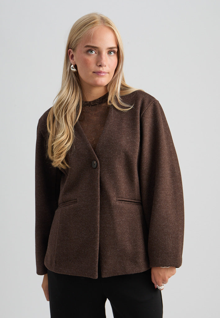 Peppercorn PCRuthania GRS Blazer Blazer 3960M Java Brown Melange