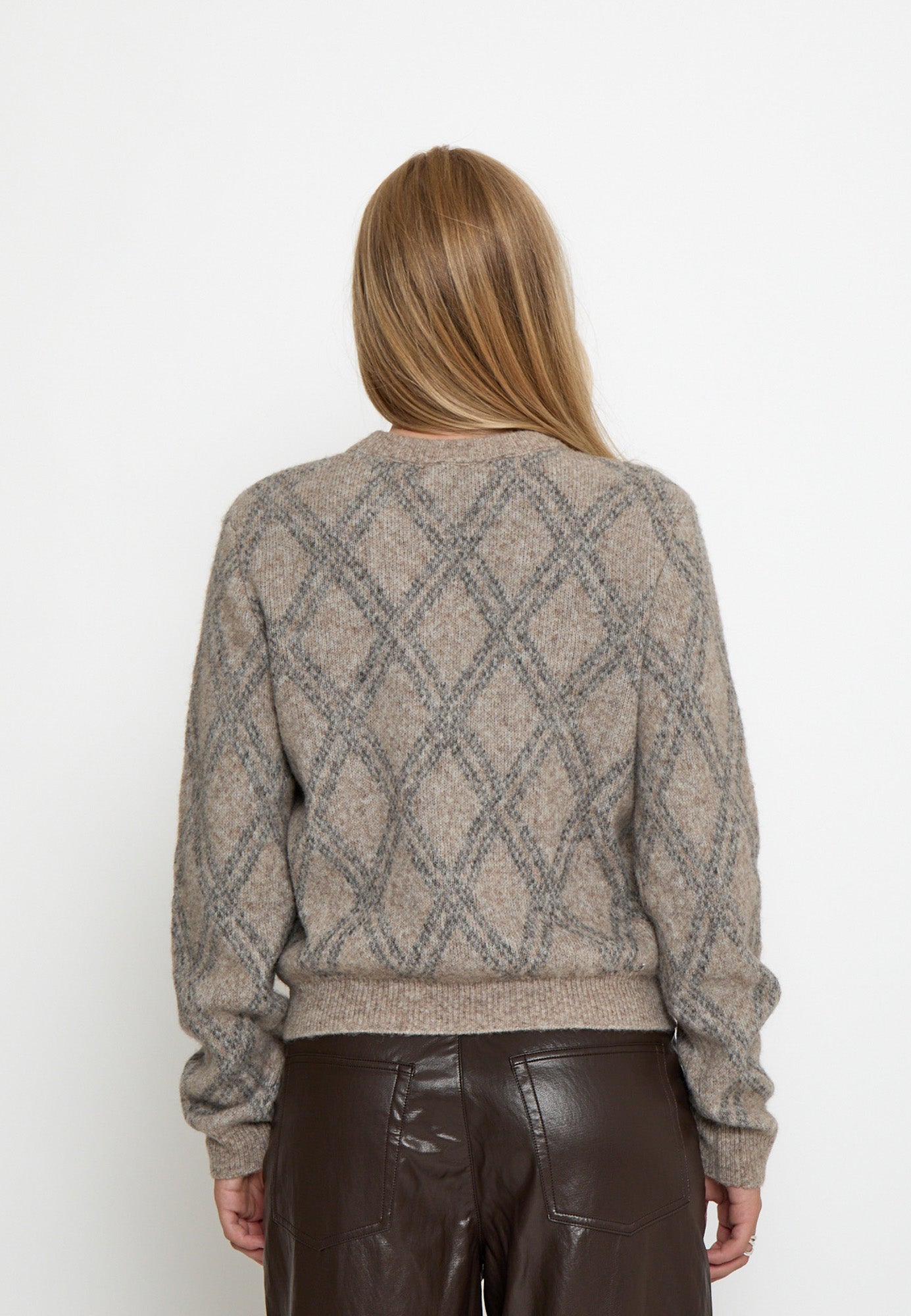 Peppercorn PCSabina RWS Pullover Pullover 0975C Cuban Sand Check
