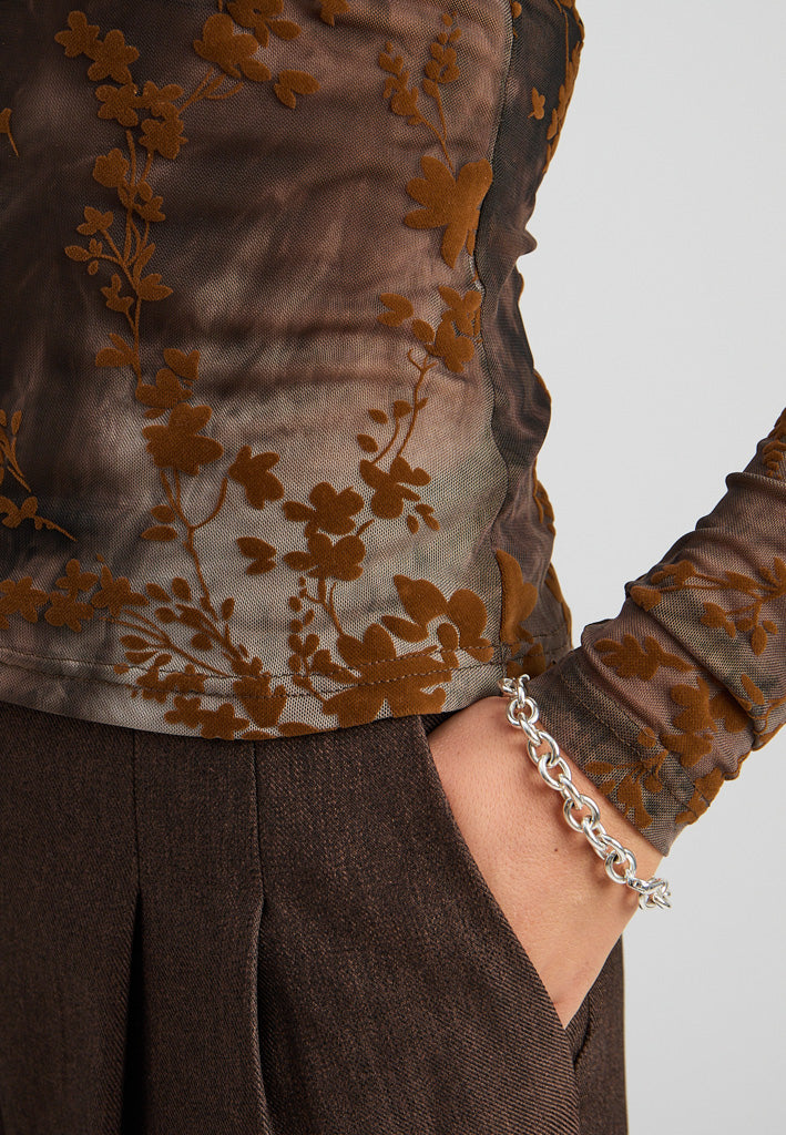 Peppercorn PCSafia Top Top 5050P Toffee Print