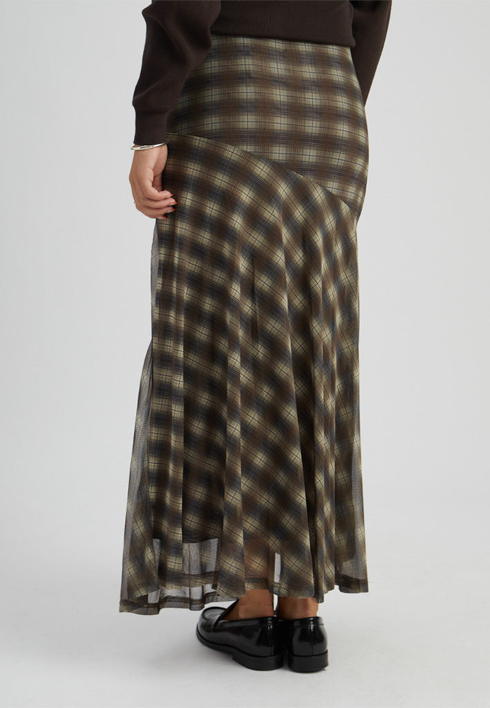 Peppercorn PCSafina Mesh Skirt Skirt 5050P Toffee Print