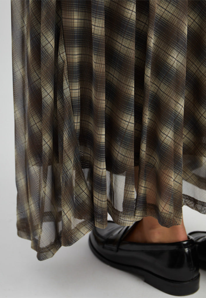 Peppercorn PCSafina Mesh Skirt Skirt 5050P Toffee Print
