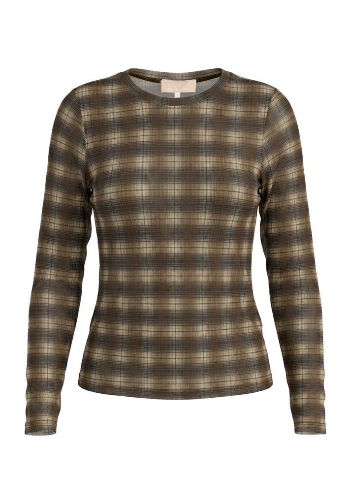 Peppercorn PCSafina Top Top 5050P Toffee Print