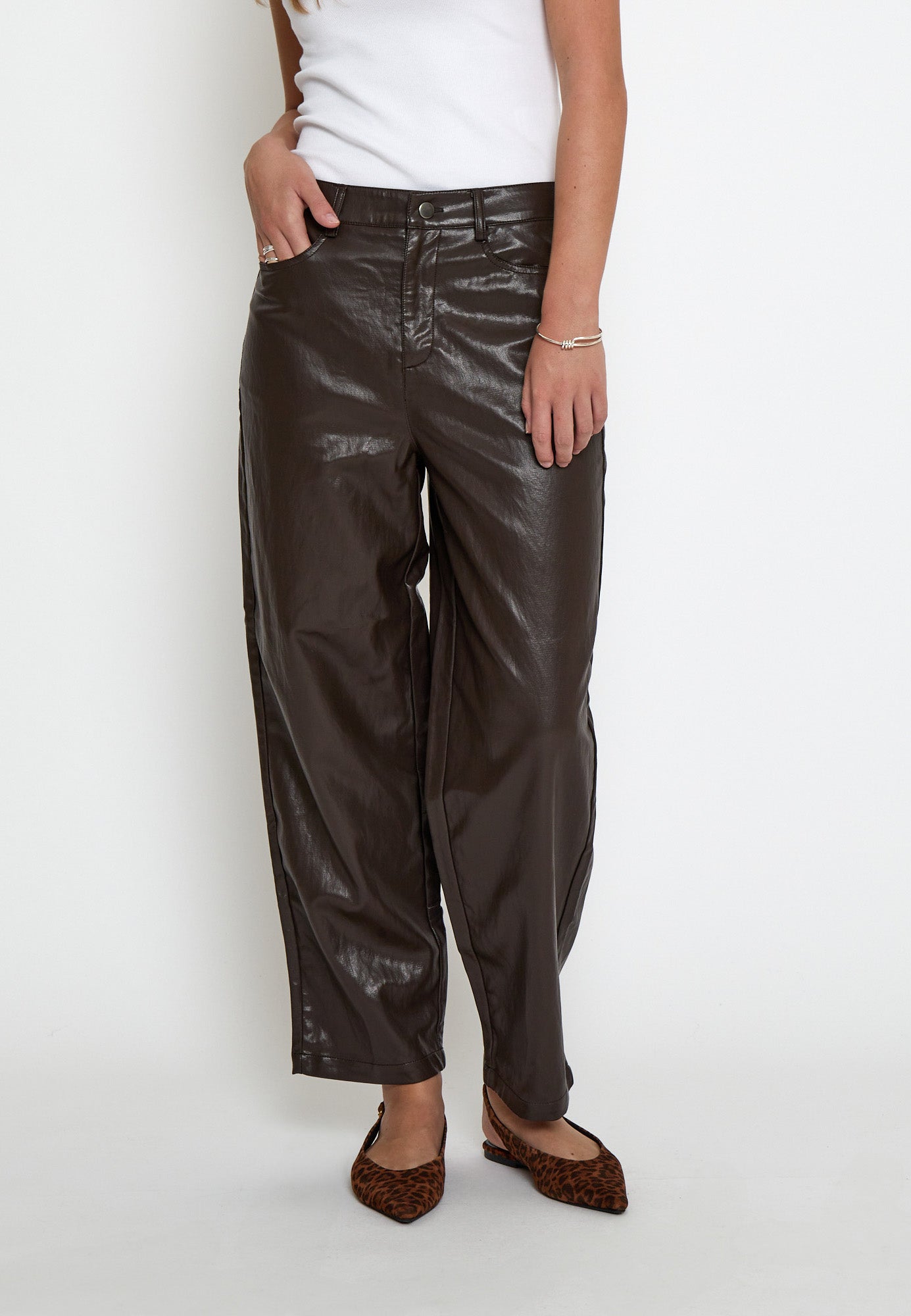 Peppercorn PCSage Namira Pants Pant 3960 Java Brown