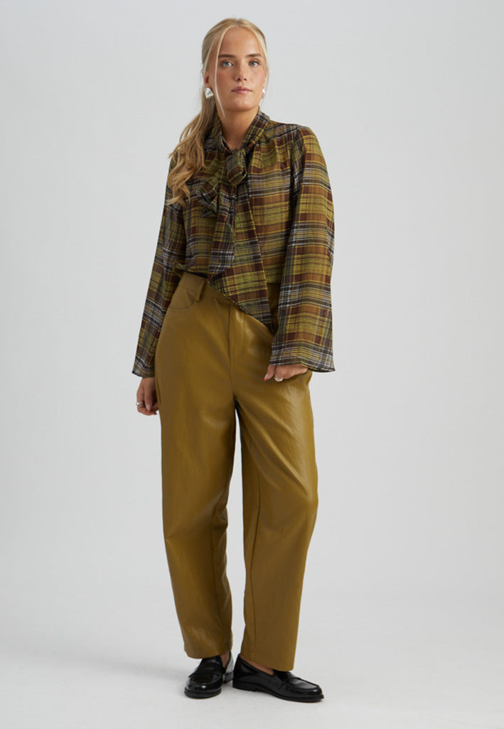 Peppercorn PCSaige Namira Pants Pant 3076 Plantation Green