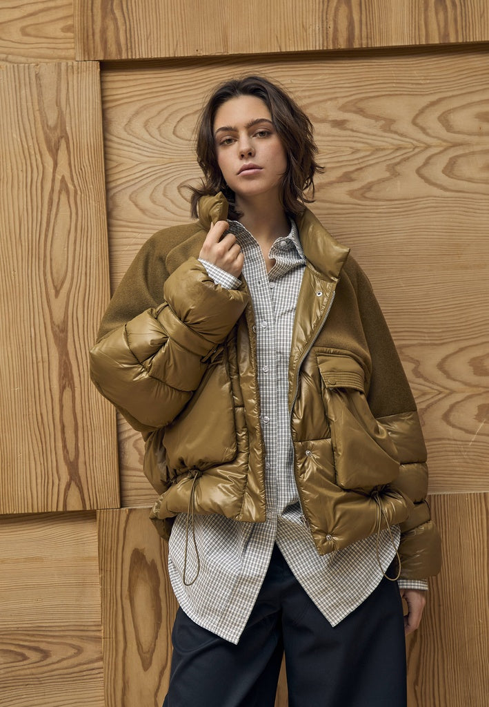 Peppercorn PCSally Jacket Jacket 3329 Butternut Green