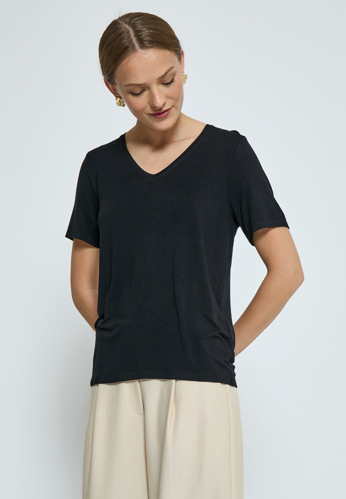 Peppercorn PCSamantha T-Shirt T-Shirt 9000 Black