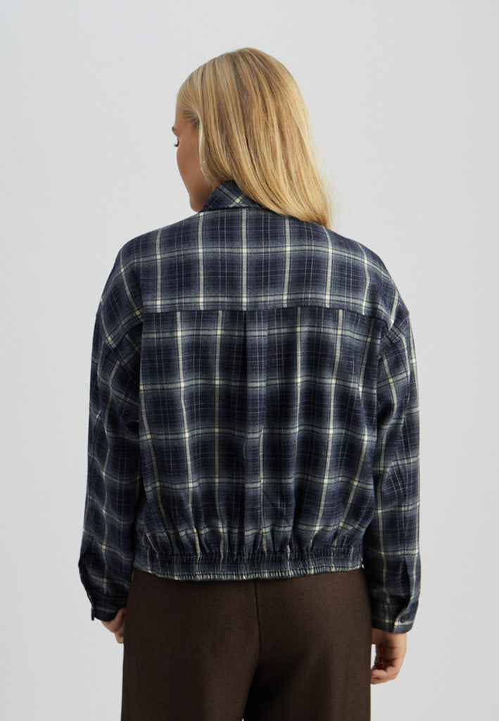 Peppercorn PCSanara Shirt Jacket Jacket 2994J Sky Captain Jacquard