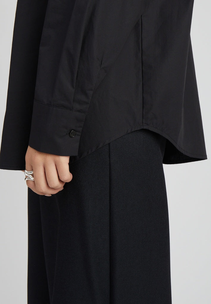 Peppercorn PCShalina Bow Shirt Shirt 9000 Black
