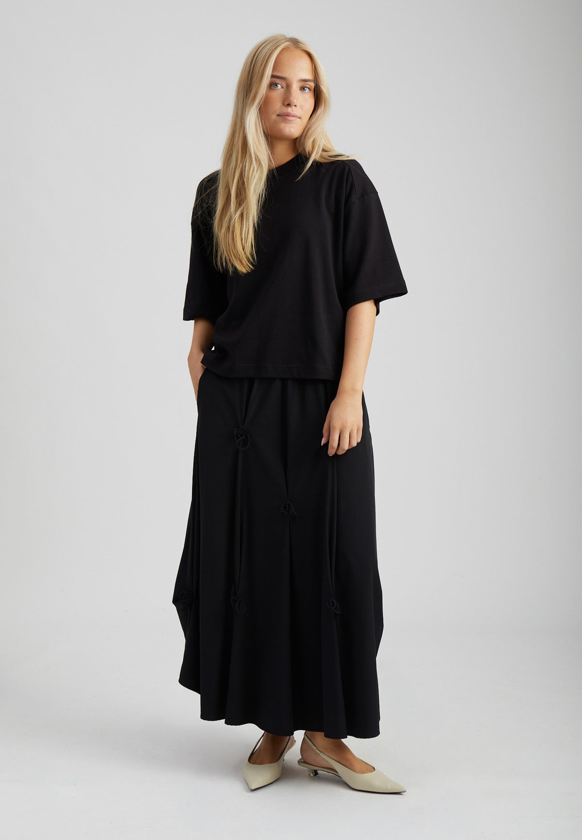 Peppercorn PCShalinah Bow Skirt Skirt 9000 Black