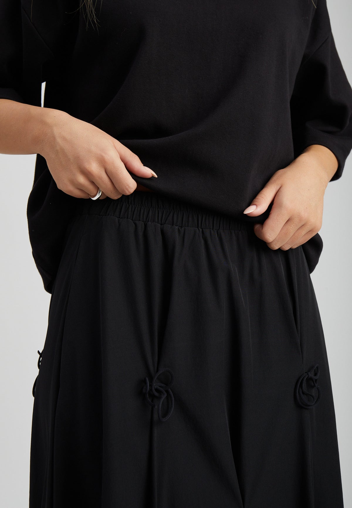 Peppercorn PCShalinah Bow Skirt Skirt 9000 Black