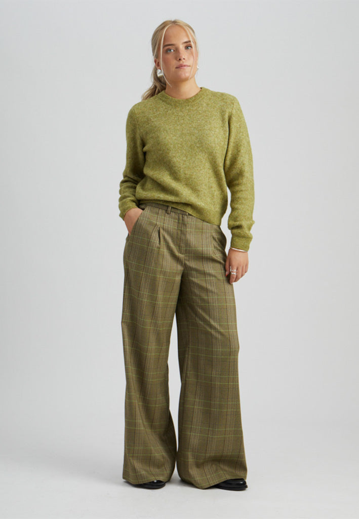 Peppercorn PCShanessa Pant Pant 3076C Plantation Green Check