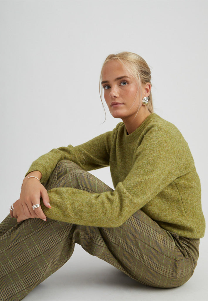Peppercorn PCShanessa Pant Pant 3076C Plantation Green Check