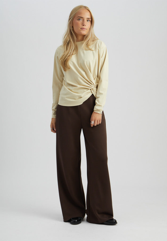 Peppercorn PCShelly Top Blouse 2206 Fog Sand