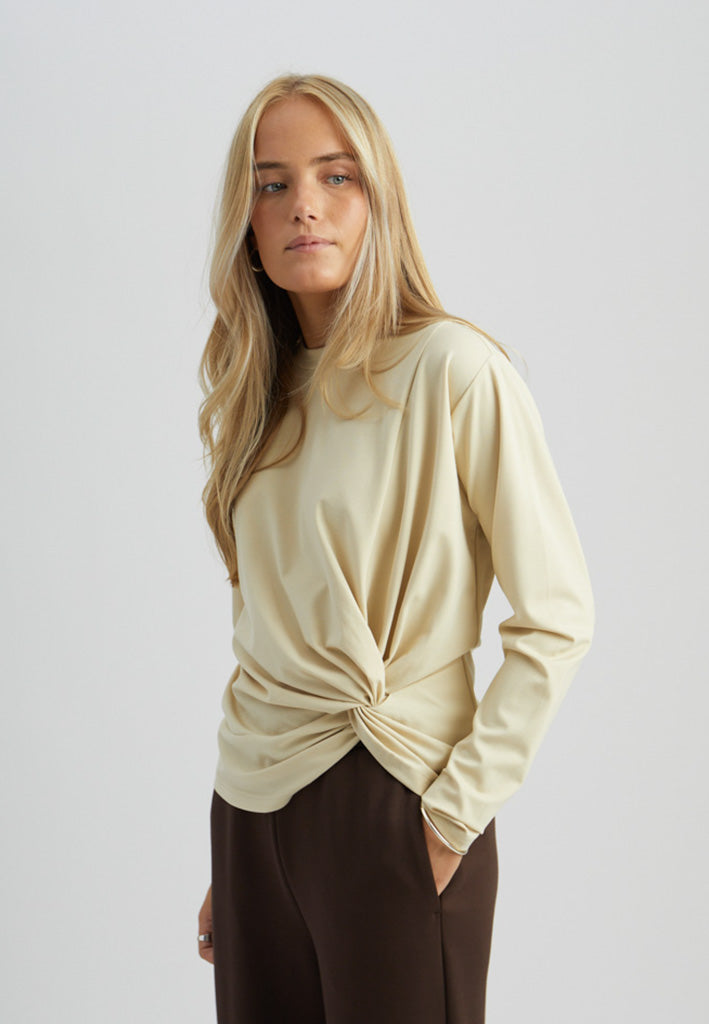 Peppercorn PCShelly Top Blouse 2206 Fog Sand
