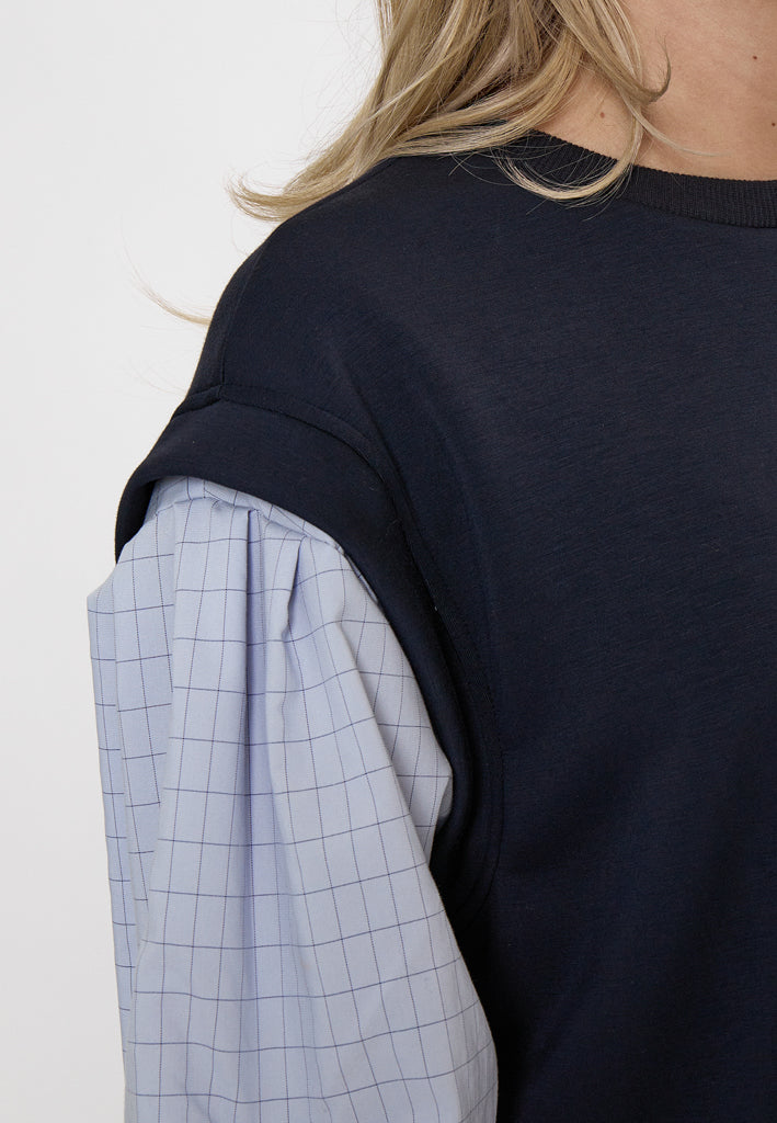 Peppercorn PCSidney GRS Sweat Sweatshirt 2994 Sky Captain