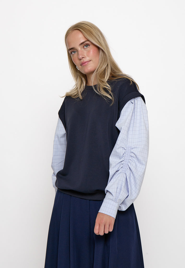 Peppercorn PCSidney GRS Sweat Sweatshirt 2994 Sky Captain