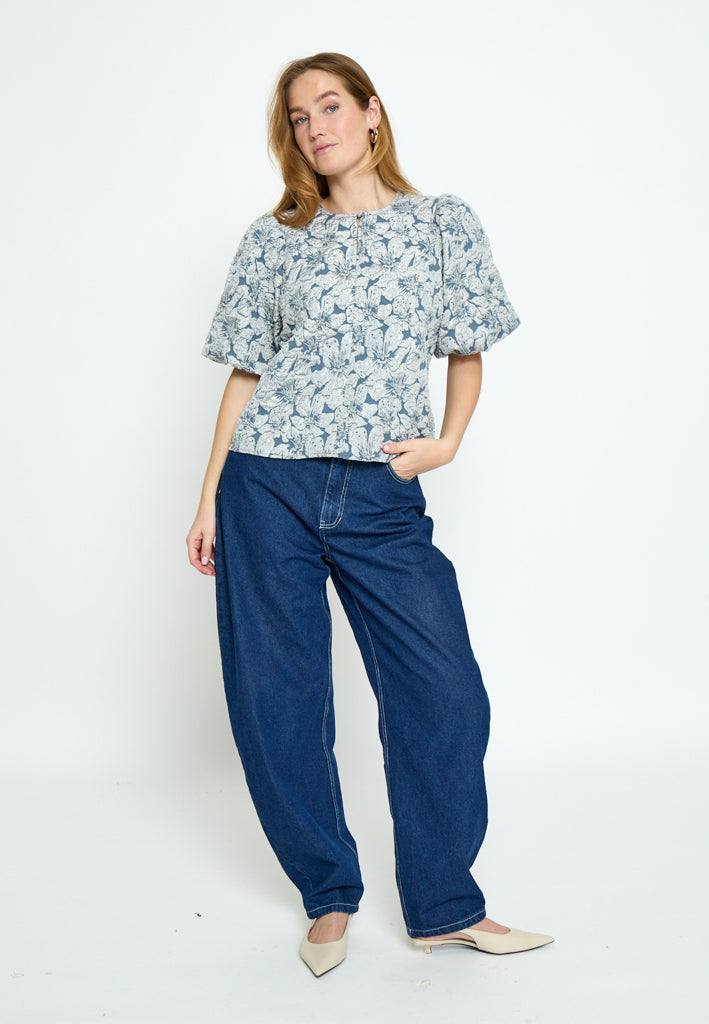 Peppercorn PCSigga Blouse Blouse 8558 Dark Grey Mirage