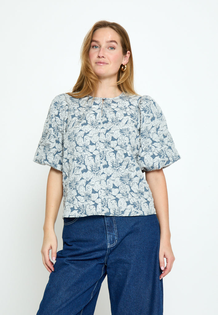 Peppercorn PCSigga Blouse Blouse 8558 Dark Grey Mirage