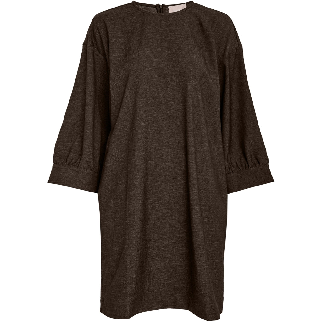 Peppercorn PCSilva Selda Dress Dress 3960M Java Brown Melange