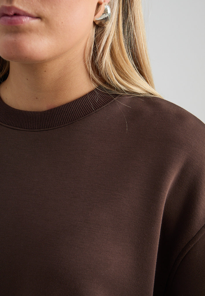 Peppercorn PCSinna GRS Sweat Sweatshirt 3960 Java Brown