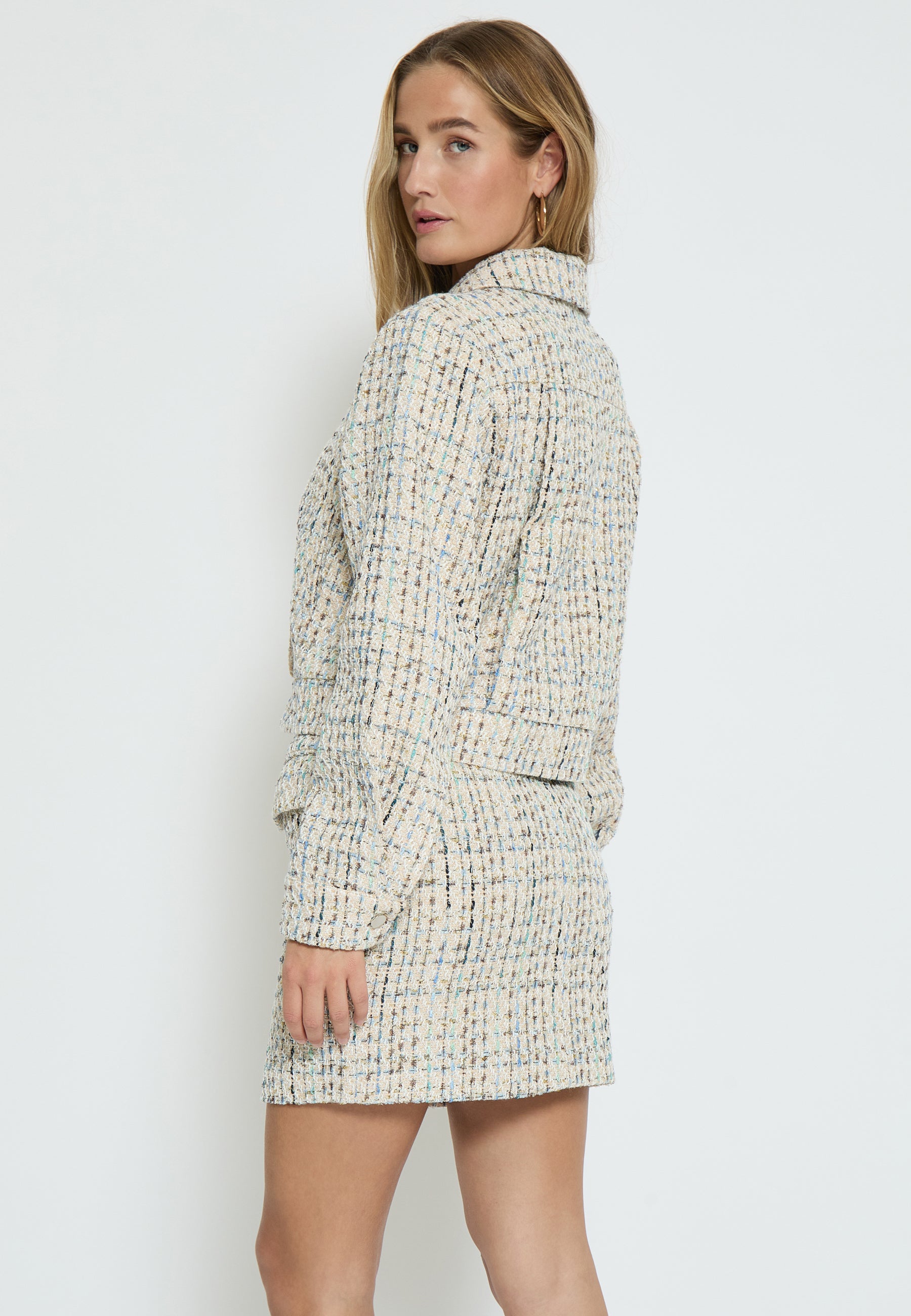 Peppercorn PCSiri Skirt Skirt 0265J Sandshell Jacquard