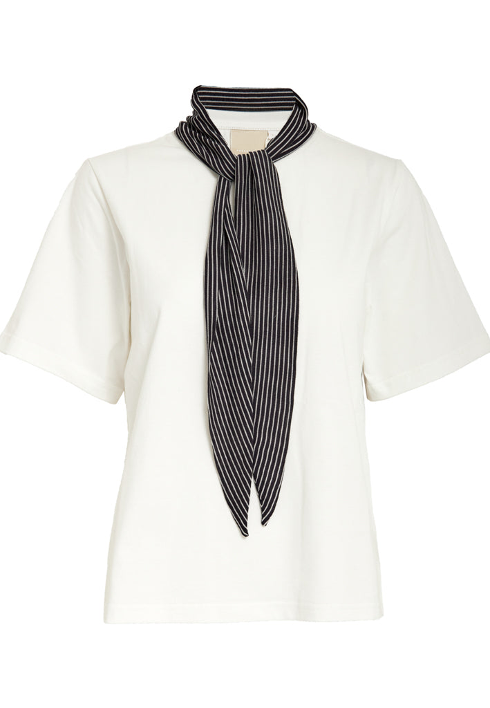 Peppercorn PCSully Scarf T-shirt T-Shirt 0011 Gardenia