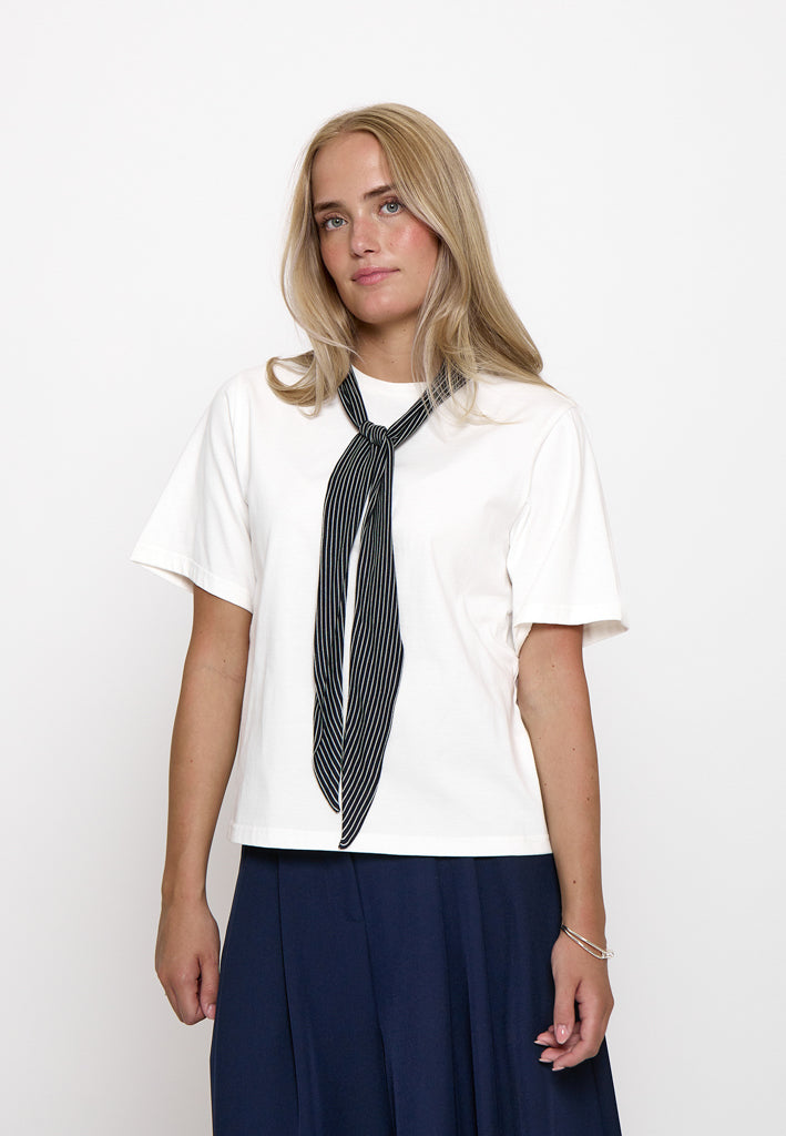 Peppercorn PCSully Scarf T-shirt T-Shirt 0011 Gardenia