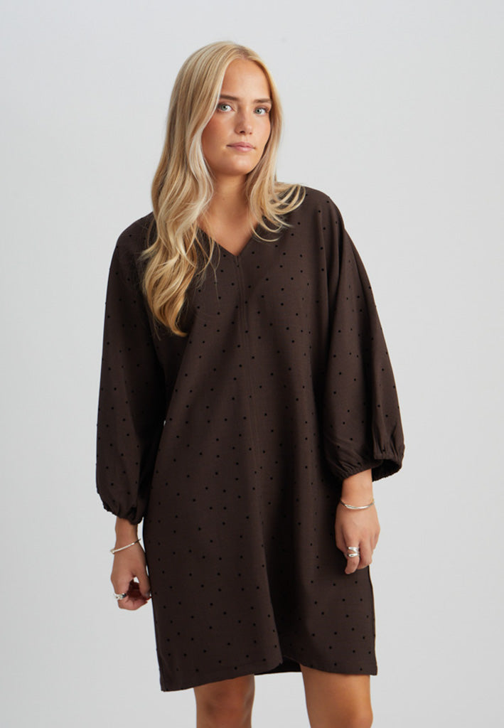 Peppercorn PCSuzanna Dress Dress 3960M Java Brown Melange