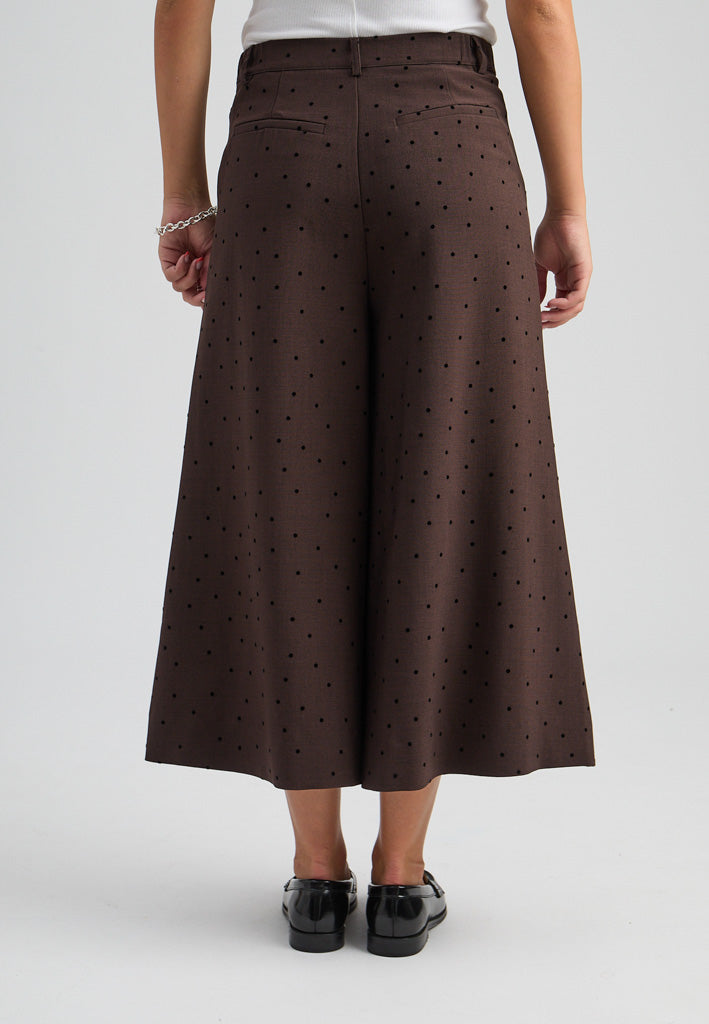 Peppercorn PCSuzanna Skirt Pant Pant 3960M Java Brown Melange