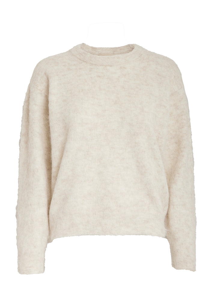 Peppercorn PCSylvie RWS GRS Knit Pullover Pullover 0202M Whitecap Grey mel