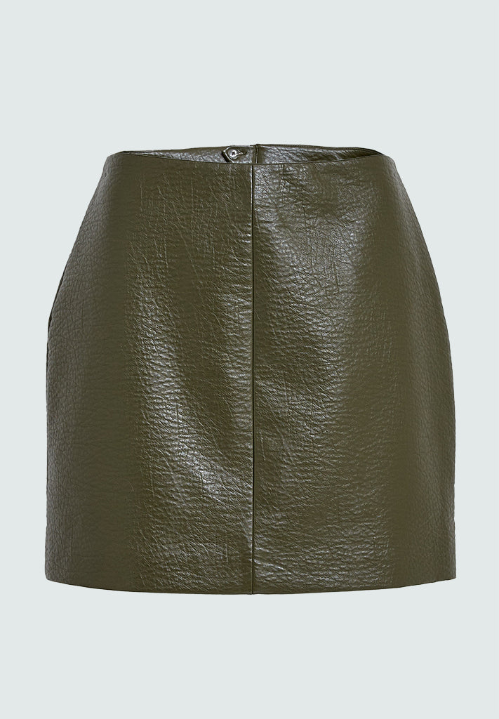 Peppercorn PCSylvie Vegan Skirt Skirt 3627 Grape Leaf