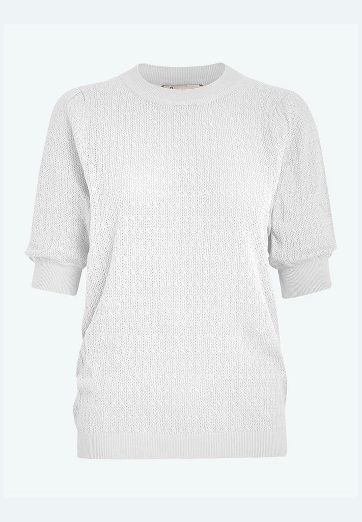 Peppercorn PCTala Puff Knit Pullover Pullover 235 Cloud Dancer