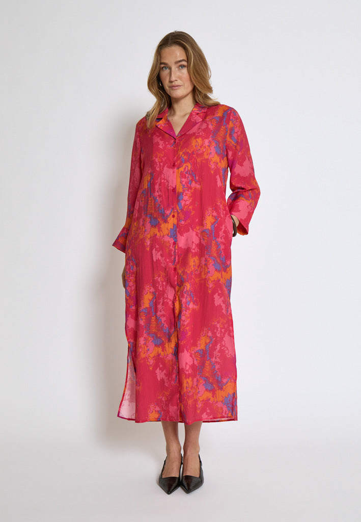 Peppercorn PCTalum Shirt Dress Dress 4039P Virtual Pink Print