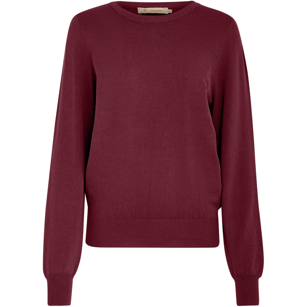 Peppercorn PCTana Knit Pullover Pullover 0905 Tawny Port