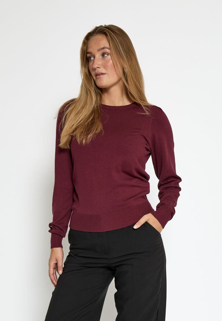 Peppercorn PCTana Knit Pullover Pullover 0905 Tawny Port
