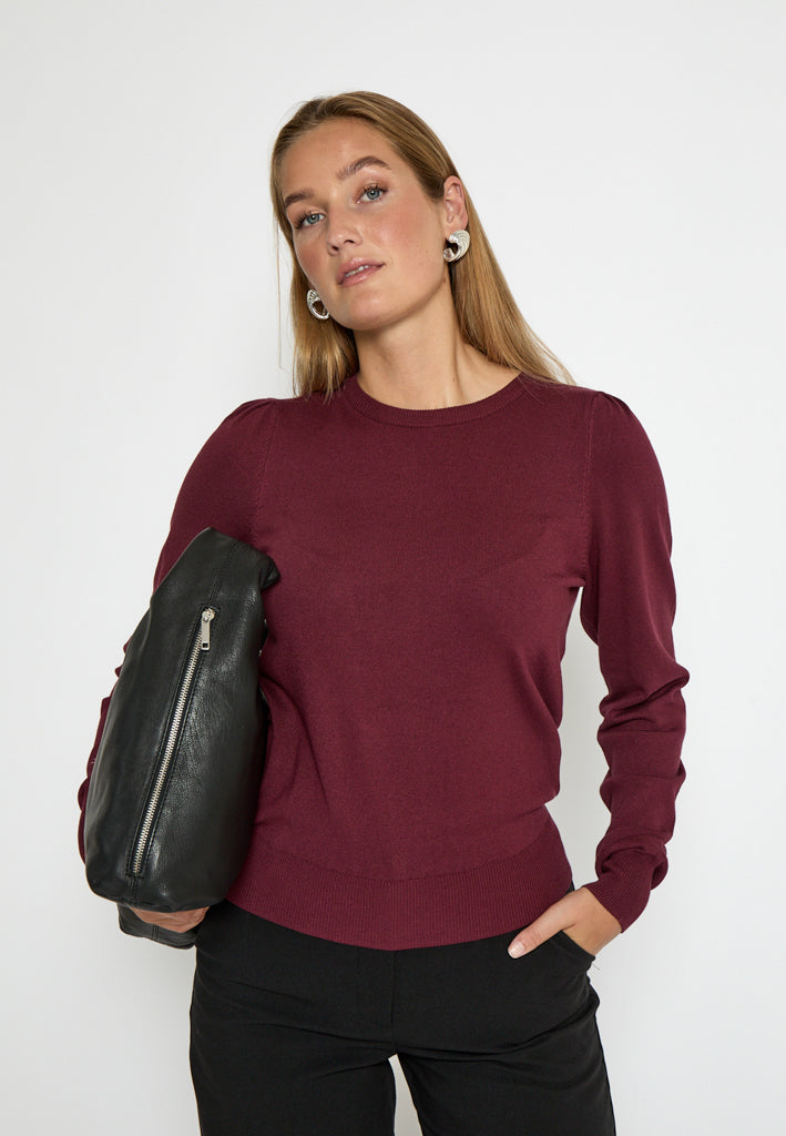 Peppercorn PCTana Knit Pullover Pullover 0905 Tawny Port