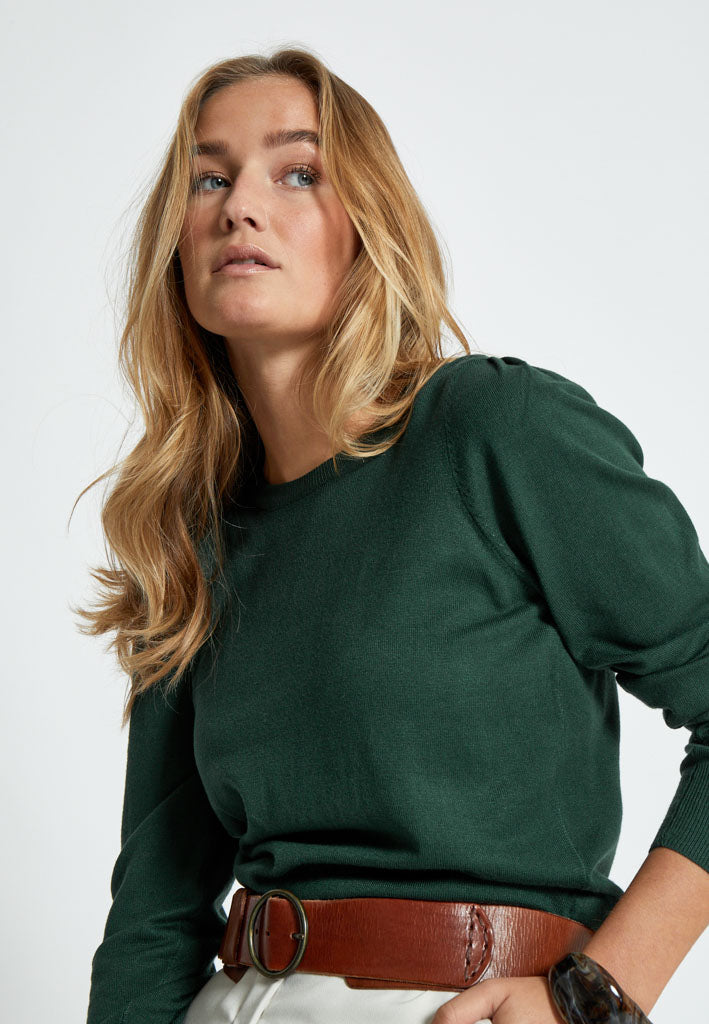 Peppercorn PCTana Knit Pullover Pullover 4112 Jungle Green