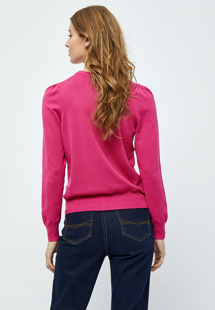 Peppercorn PCTana Knit Pullover Pullover 4122 Magenta Pink