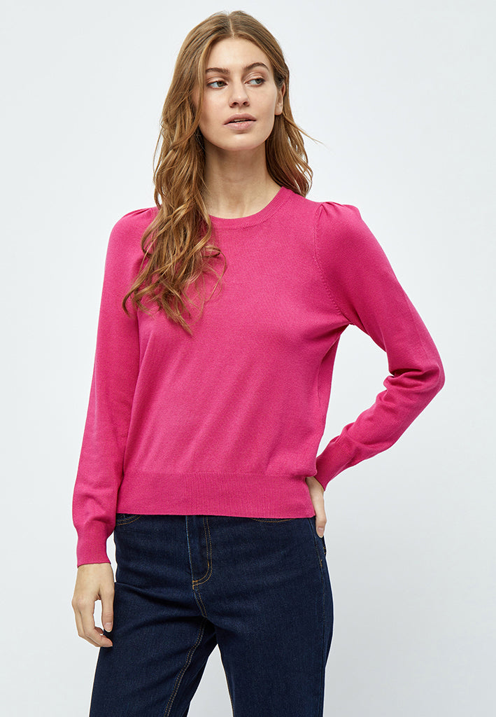 Peppercorn PCTana Knit Pullover Pullover 4122 Magenta Pink
