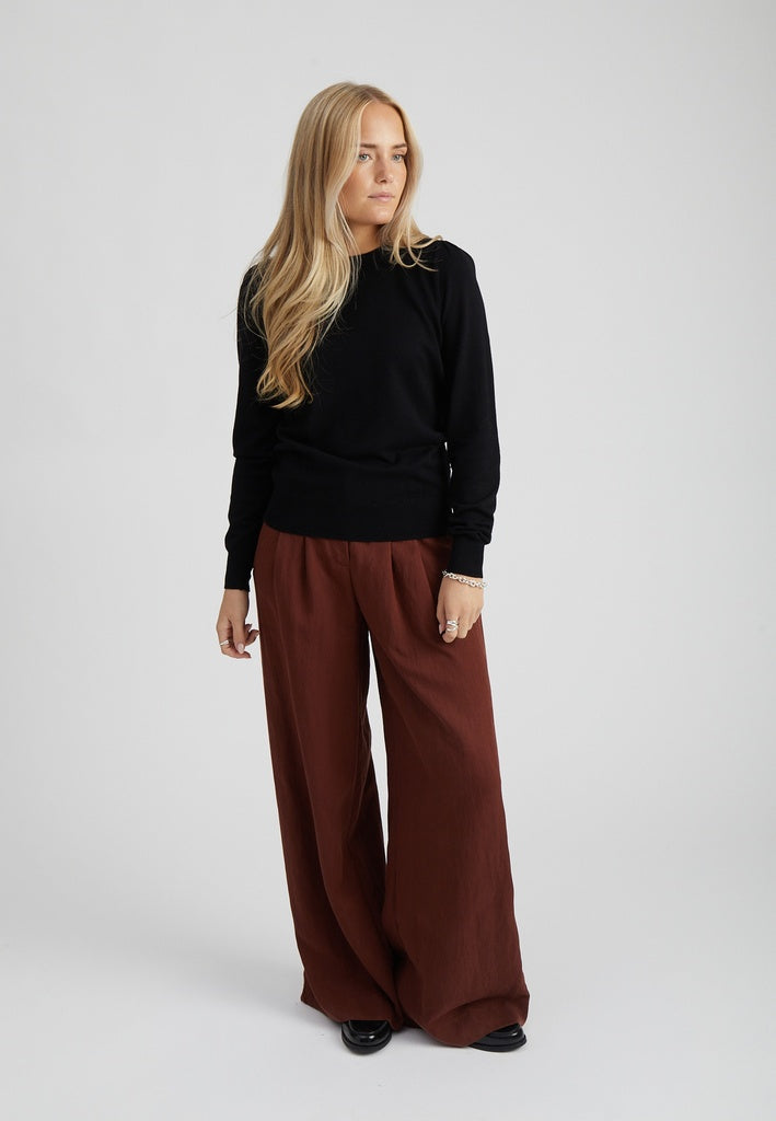 Peppercorn PCTana Knit Pullover Pullover 9000 Black