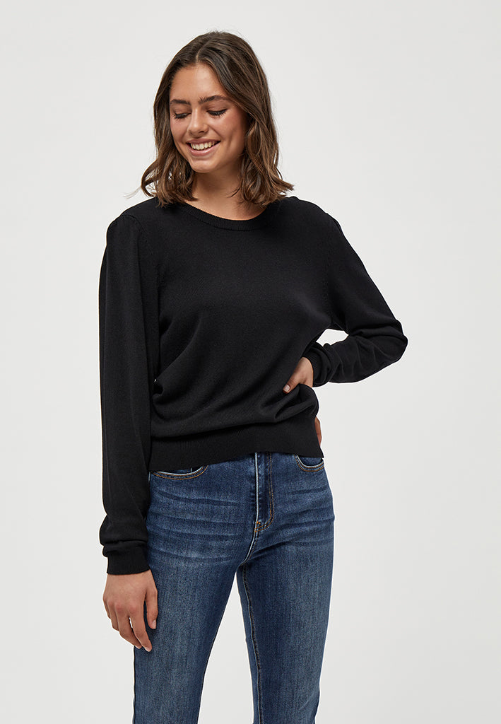 Peppercorn PCTana Knit Pullover Pullover 9000 Black