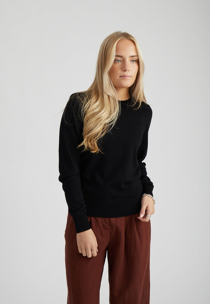 Peppercorn PCTana Knit Pullover Pullover 9000 Black