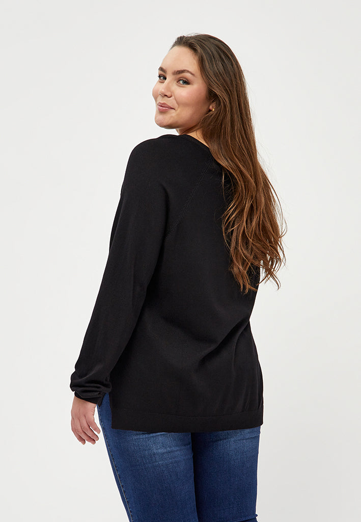 Peppercorn PCTana Pullover Curve Pullover 9000 Black