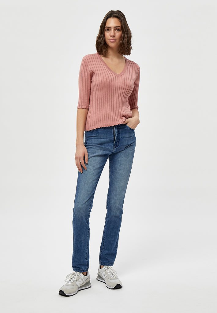 Peppercorn PCTana Rib Pullover Pullover 4458 Ash Rose
