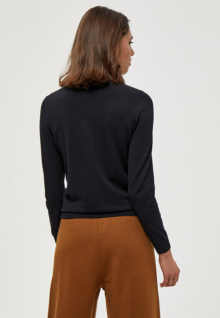 Peppercorn PCTana Roll Neck Pullover 9000 Black