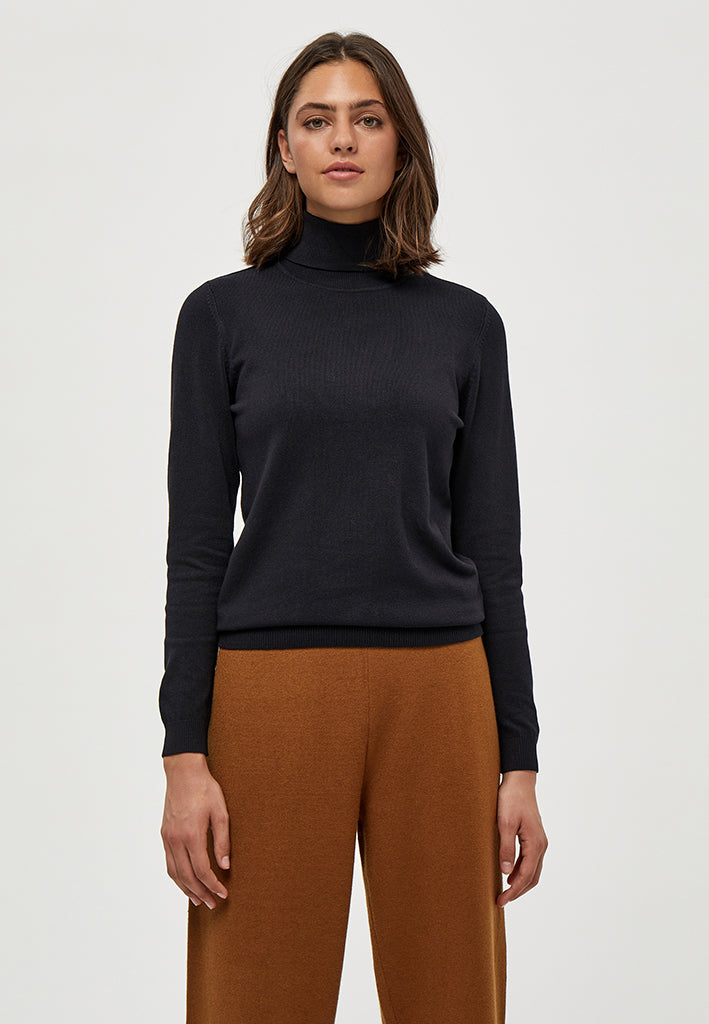 Peppercorn PCTana Roll Neck Pullover 9000 Black