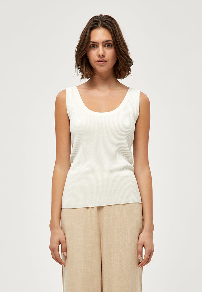 Peppercorn PCTana Tank Top Top 235 Cloud Dancer